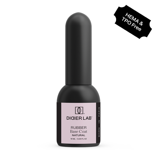Gel Polish, Rubber Base Coat, Natural, Didier Lab, 10 ml - without HEMA and TPO