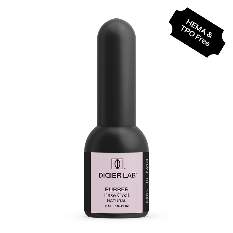 Gel Polish, Rubber Base Coat, Natural, Didier Lab, 10 ml - without HEMA and TPO