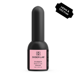 Gel polish, Rubber base coat, Sakura, HEMA&TPO FREE, 10ml
