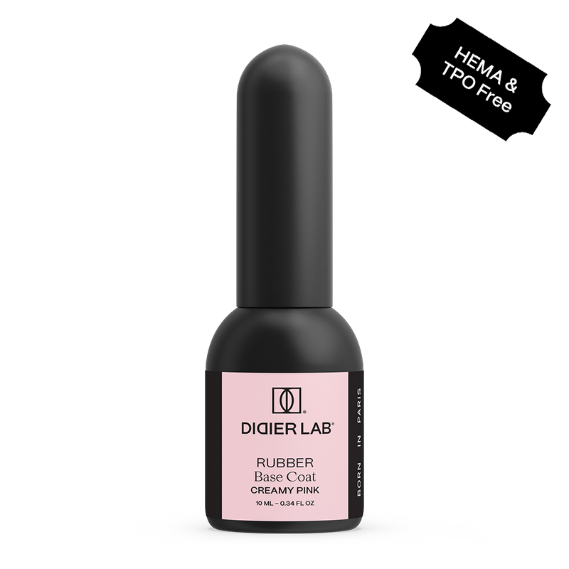 Gel polish, Rubber base coat, Creamy Pink, 10ml