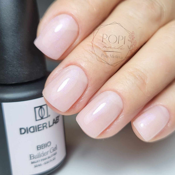 Builder Gel BBIO Milky Pink Glitter Didier Lab 15ml