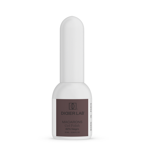 GEL POLISH "DIDIER LAB", MACARONS, 82% Negro, 10 ML