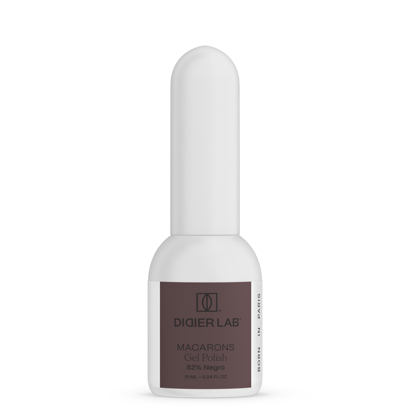 GEL POLISH "DIDIER LAB", MACARONS, 82% Negro, 10 ML