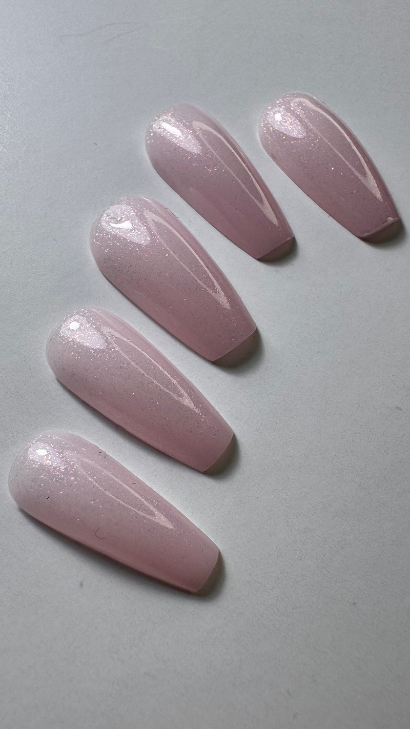 Gel polish "Didier Lab", Glitter Top coat, Pink, 10 ml