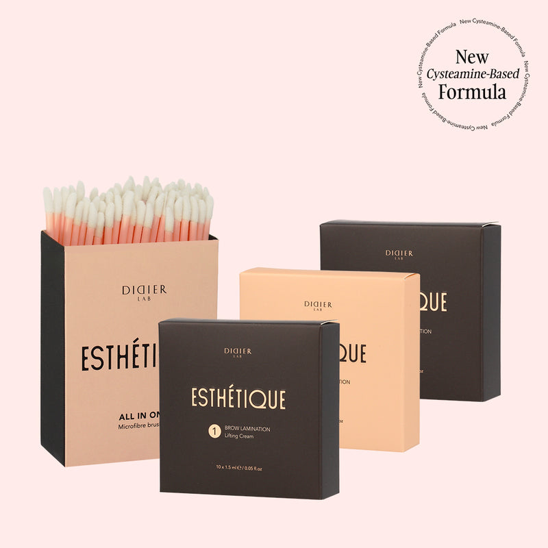 Didier Lab Esthétique Brow Lamination Set with Microfiber Brushes (3x10psc)