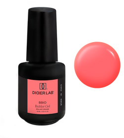 Builder Gel BBIO "Didier Lab" Brillant Orange, HEMA & TPO free, 15ml