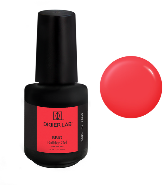 Builder Gel BBIO "Didier Lab" Ferrary Red, HEMA & TPO free, 15ml