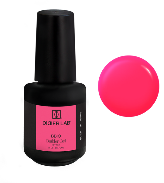 Builder Gel BBIO "Didier Lab" Hot Pink, HEMA & TPO free, 15ml