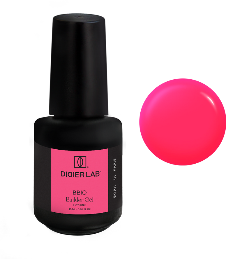 Builder Gel BBIO "Didier Lab" Hot Pink, HEMA & TPO free, 15ml