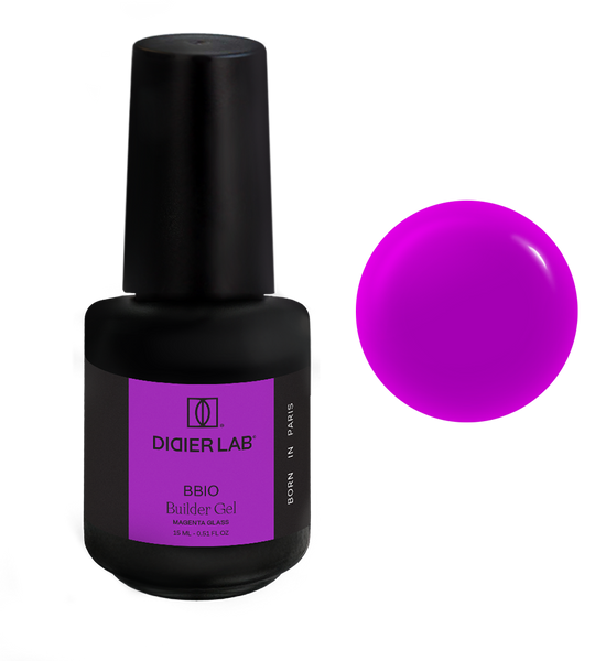 Builder Gel BBIO "Didier Lab" Magenta Glass, HEMA & TPO free, 15ml
