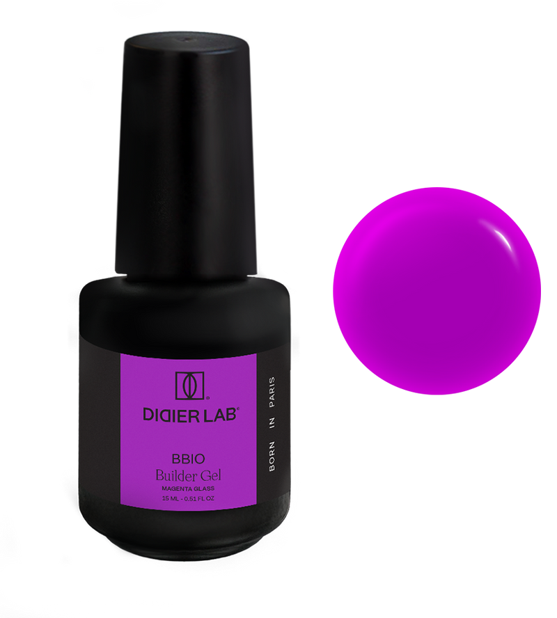 Builder Gel BBIO "Didier Lab" Magenta Glass, HEMA & TPO free, 15ml