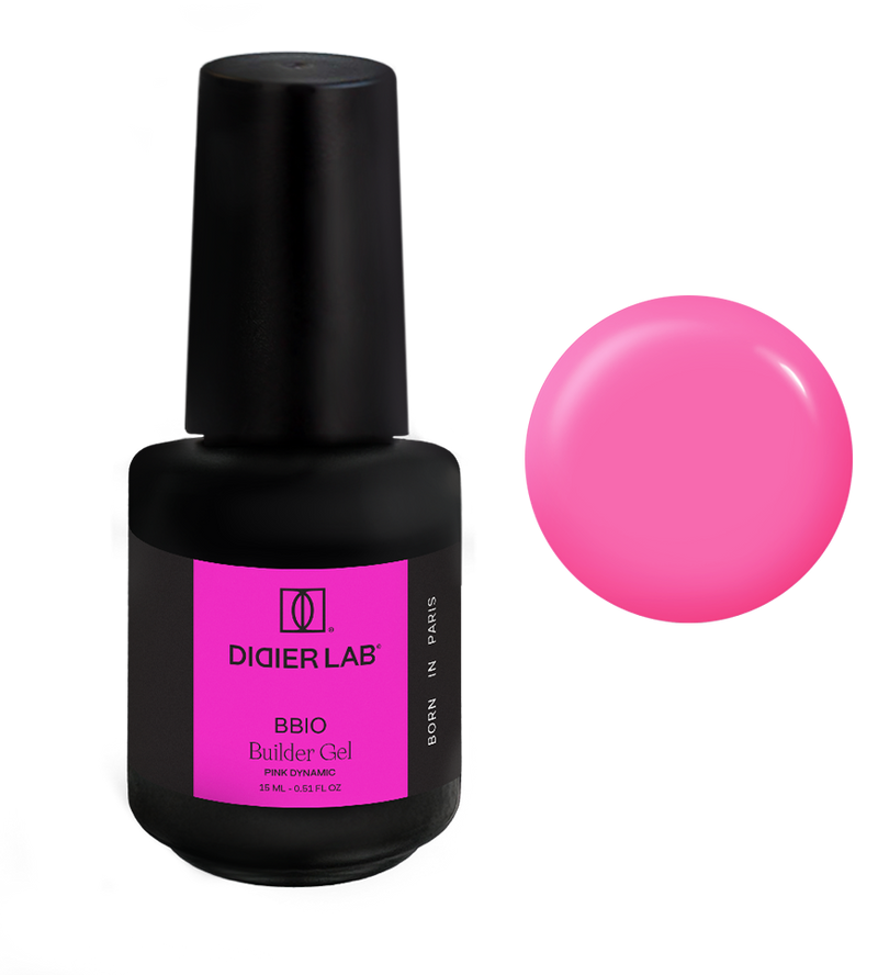 Builder Gel BBIO "Didier Lab" Pink Dynamic, HEMA & TPO free, 15ml
