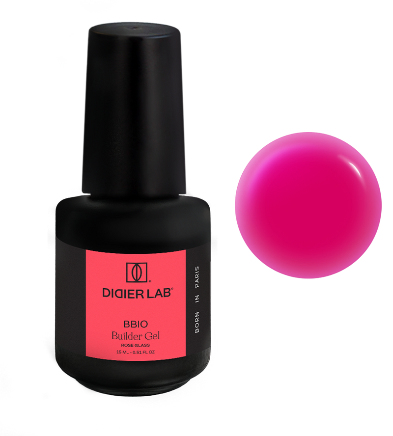 Builder Gel BBIO "Didier Lab" Rose Glass, HEMA & TPO free, 15ml