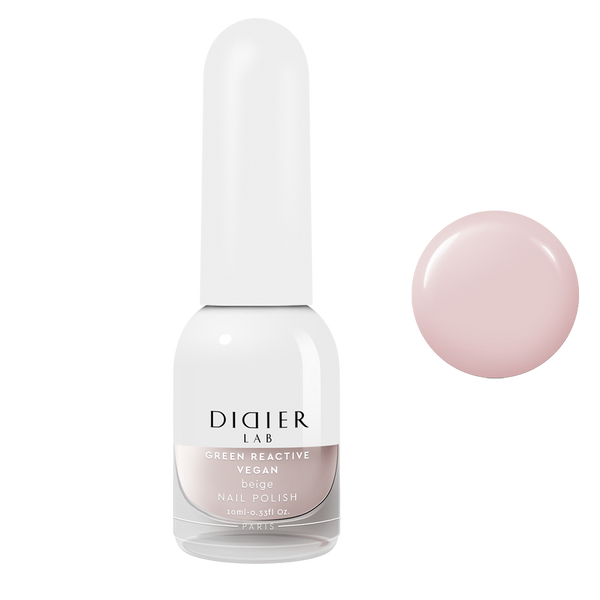 Green Reactive Vegan Nail Polish Didier Lab Beige 10ml