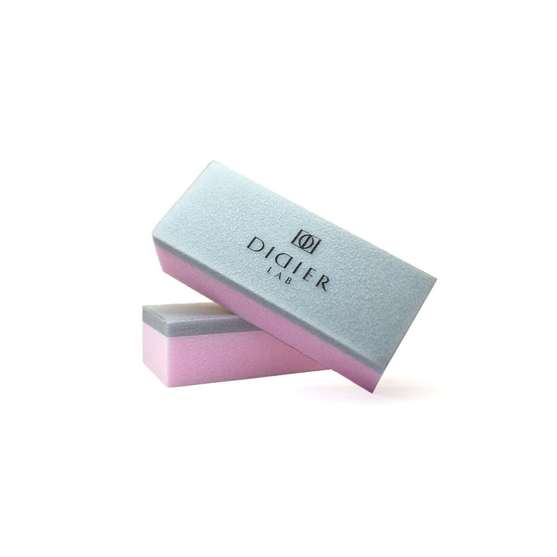 Nail Buffer Didier Lab rose / gray 1 psc