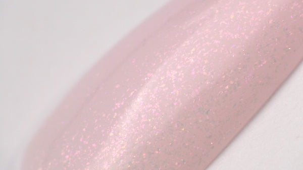 Gel polish "Didier Lab", Glitter Top coat, Pink, 10 ml