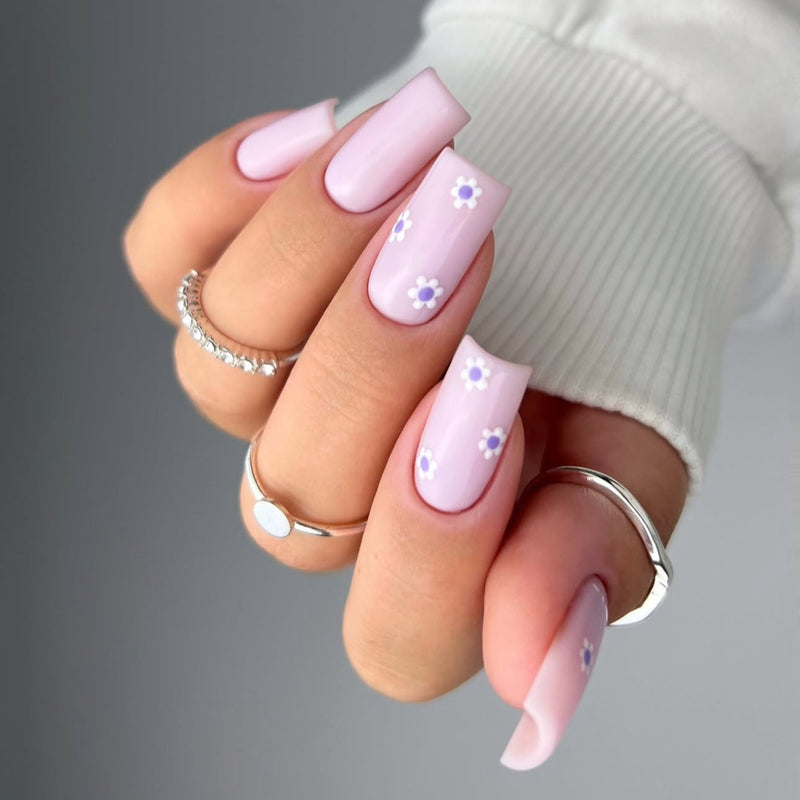 Gel polish, Rubber base coat, Icy lilac , 10ml