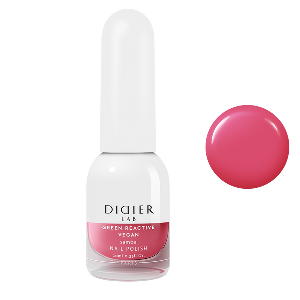 Green Reactive Vegan Nail Polish Didier Lab Samba 10ml