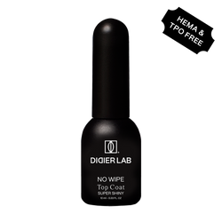Top Coat No Wipe Super Shiny Didier Lab - HEMA and TPO free Clean Formula 10ml