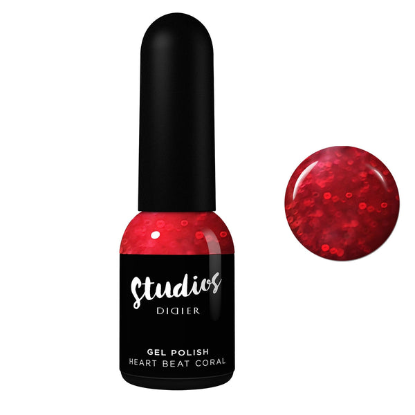 ''STUDIOS DIDIER'' GEL POLISH, HEART BEAT CORAL