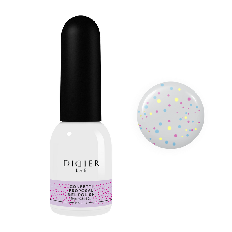 GEL POLISH "DIDIER LAB", CONFETTI, PROPOSAL 10ML