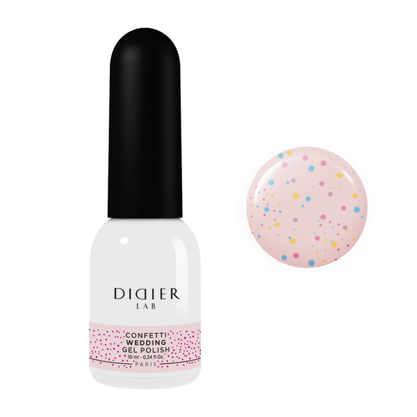 GEL POLISH "DIDIER LAB", CONFETTI, WEDDING 10ML