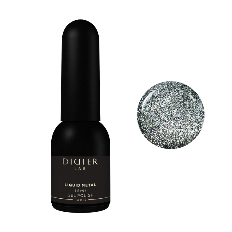 Gel Polish "Didier Lab" Liquid Metal, Silver