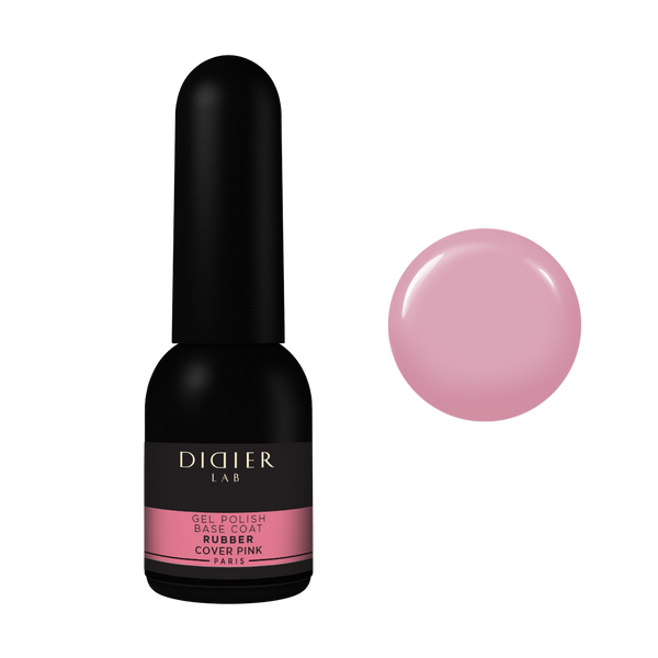 Gel polish, Rubber base coat, Cover Pink, 10ml