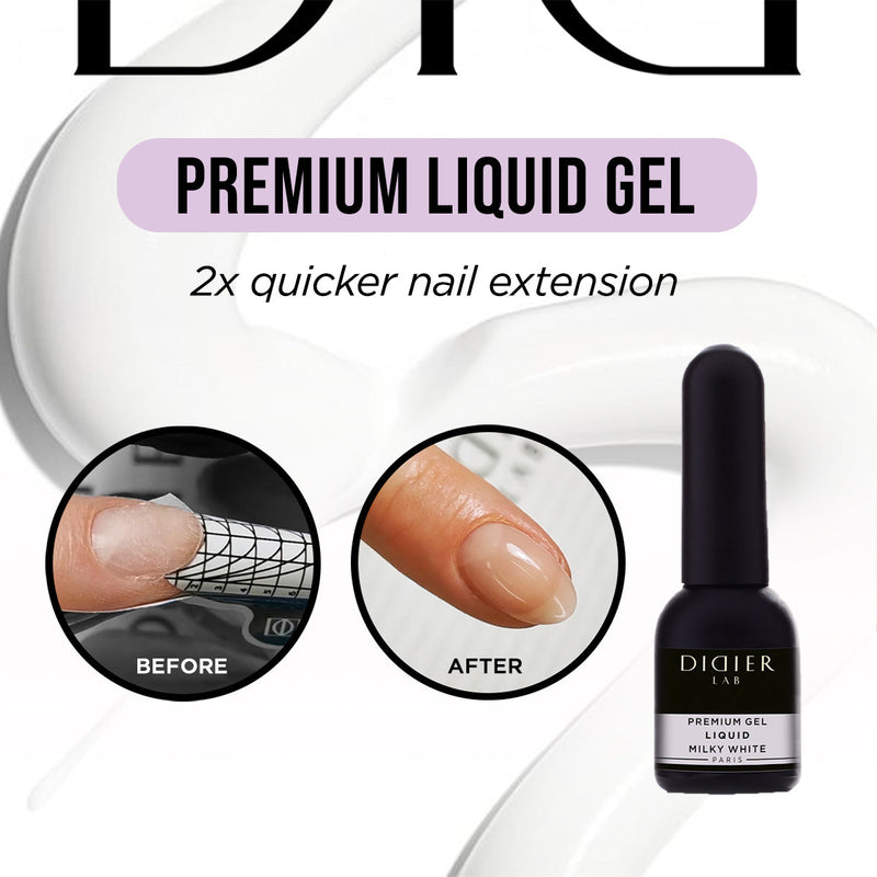 Premium Gel Liquid "Didier Lab", Rose, 10ml