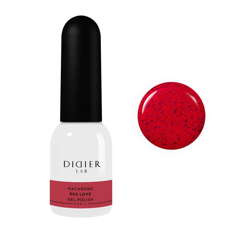 Macarons Gel Polish Didier Lab 'Red Love'