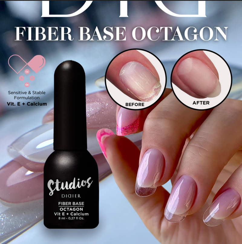 Fiber base coat "Studios Didier" Octagon, 8ml