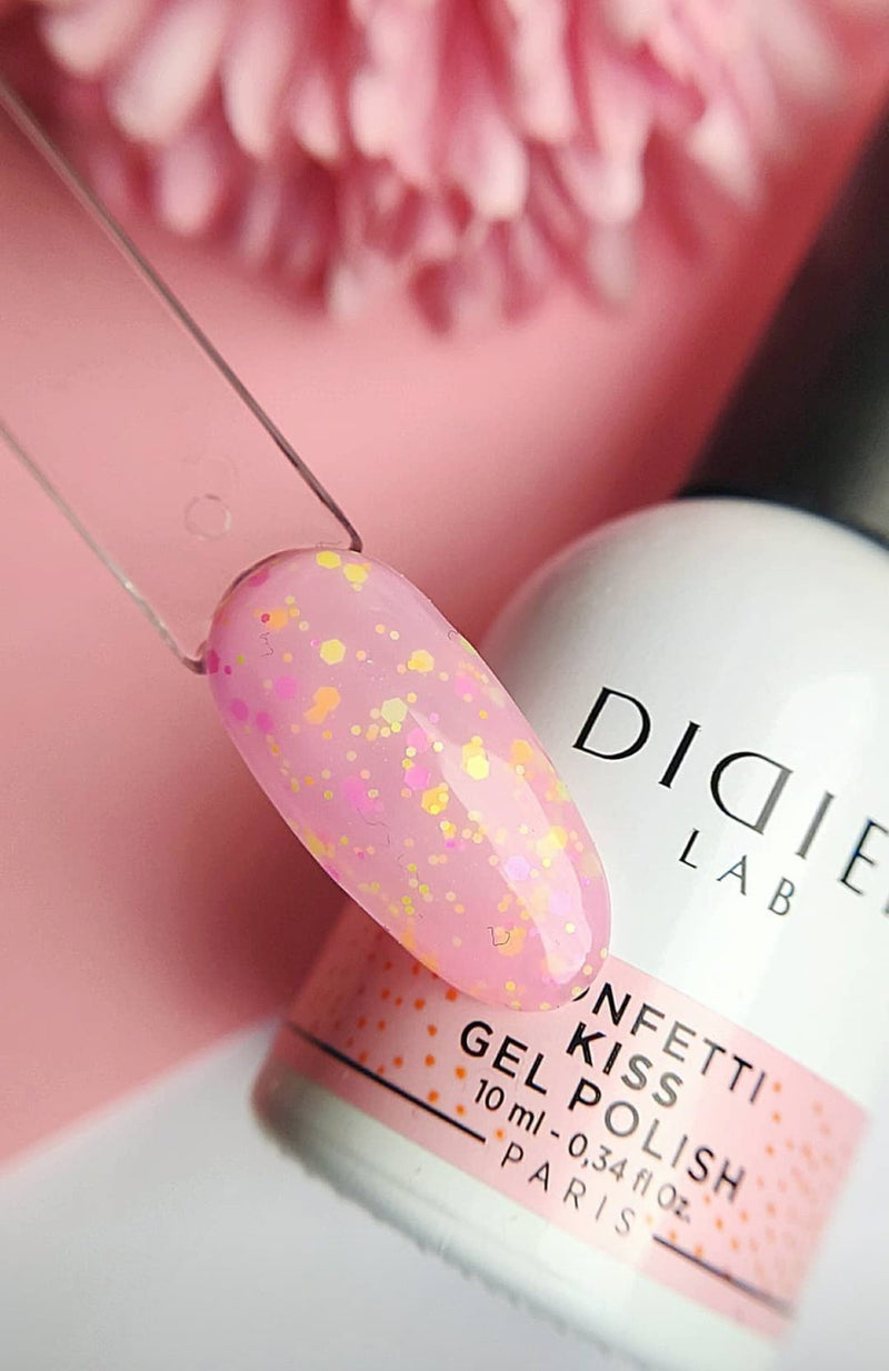 GEL POLISH "DIDIER LAB", CONFETTI, KISS 10ML