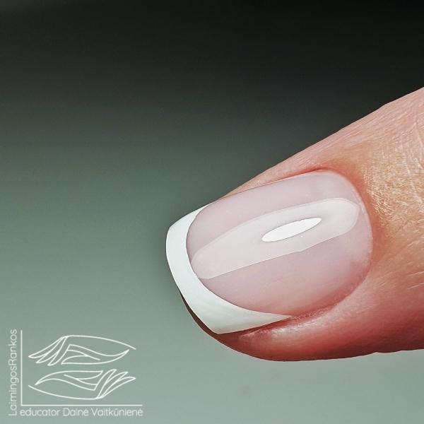 Gel polish, Rubber base coat, Milky Pink, 10ml